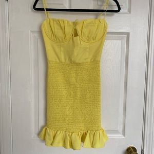 Tiger Mist Mini Ruffle Dress